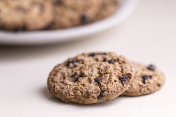 galletas de chocolate detalle 