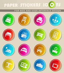 furniture icon set