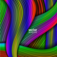 Vector abstract waves background. Colored wallpaper object