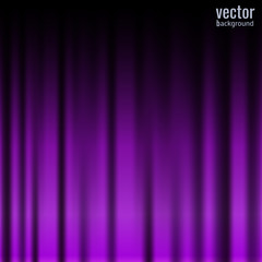Vector abstract shiny curtain. Light stripes on dark background element