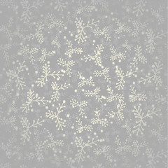 vector white winter snow illustration object on blue background.