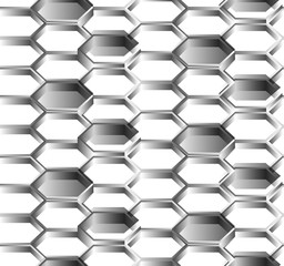 hexagons seamless white background.