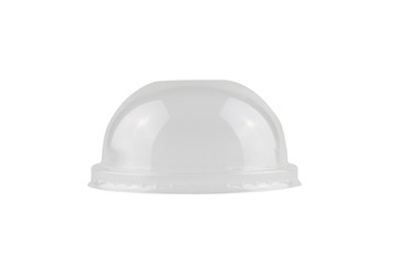 plastic cup lid isolated on white background - clipping paths