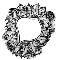 adult coloring frame