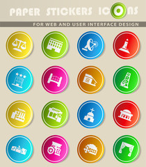 infrastructure icon set