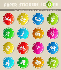 infrastructure icon set