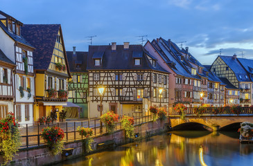 embankment of  Lauch River, Colmar, France