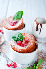 Homemade delicious souffle