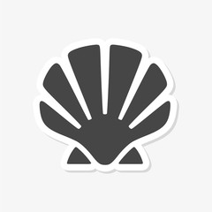 Sea Shell Silhouette - vector Illustration