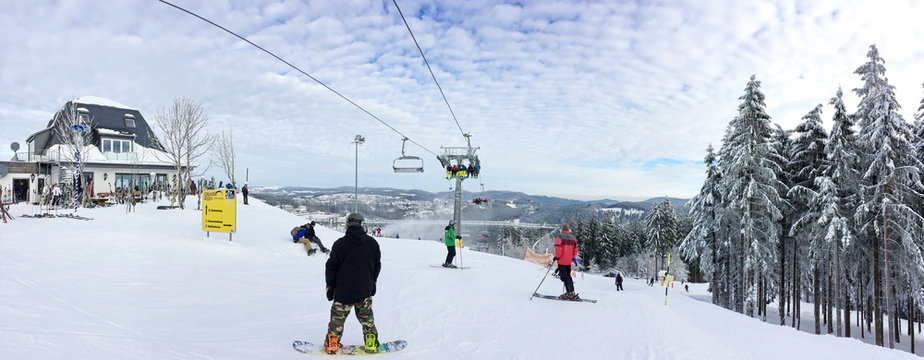 Skipiste Skigebiet