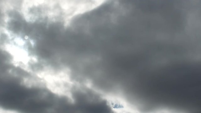 Storm clouds timelapse. Cloudscape. Timelapse of sky clouds. 