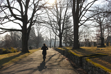 woman walking 