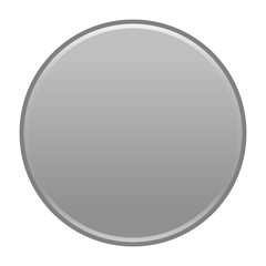 Gray circle button empty web internet icon - 134150263