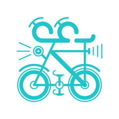Fototapeta premium Bicycle bike icon