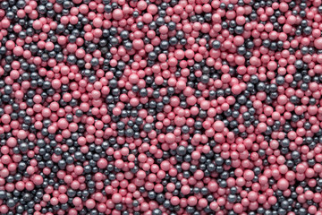 Multicoloured sweet sugar balls. Small ball pattern.