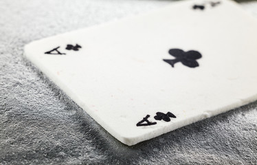 Gambling Cards Made of Fondant