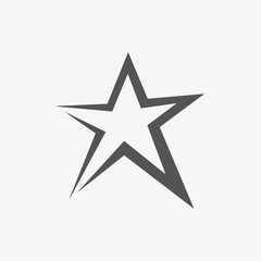 Obraz premium star icon stock vector illustration flat design