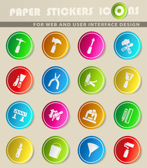 work tools icon set