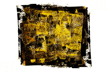 Black gold abstract square background