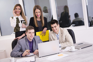 Business People Meeting Conference Discussion Corporate Concept.