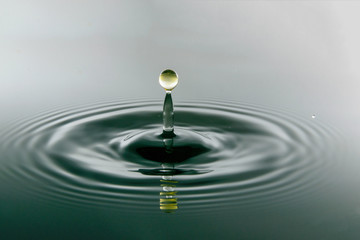 water drop and spalsh