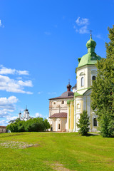 Fototapeta na wymiar Kirillo-Belozersky monastery by day.