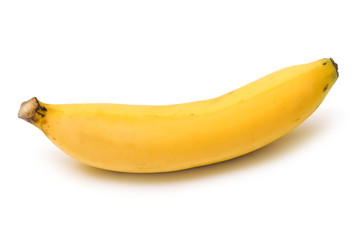 Banana on White Background