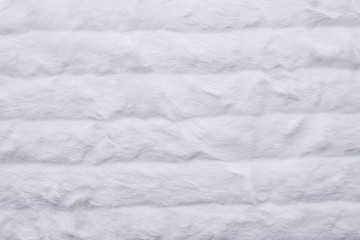 White Channeled Fur