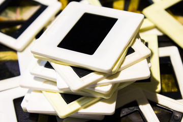 Old photograph slides
