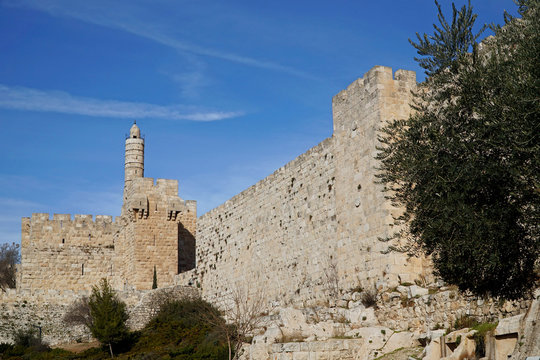 External defensive walls of the Old City of Jerusalem