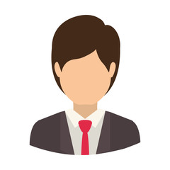 Man icon. Male avatar person people and human theme. Isolated design. Vector illustration