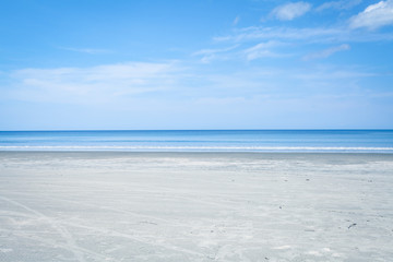 Fototapeta na wymiar Summer background of sea sand and nice beach