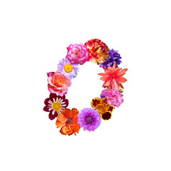 Flower Letter O