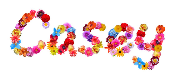 Flower Name Casey