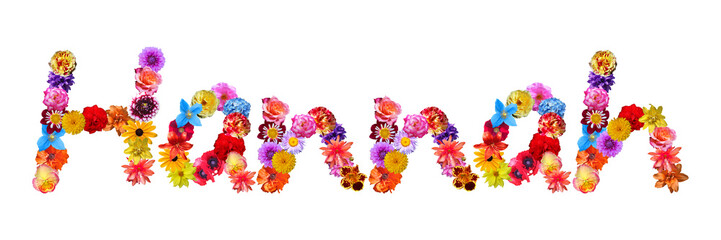 Flower Name Hannah