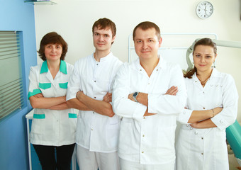 Healthcare and medical - young team or group of doctors