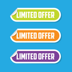 Limited Offer Folded Paper Labels