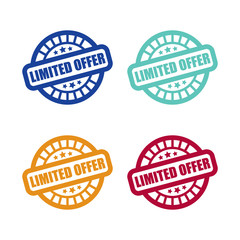 Set of Limited Offer Stamp Labels