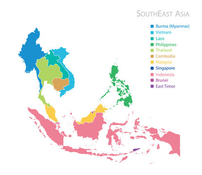 Map of Southeast Asia