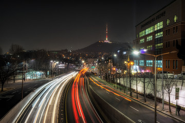 Fototapeta premium itaewon at night