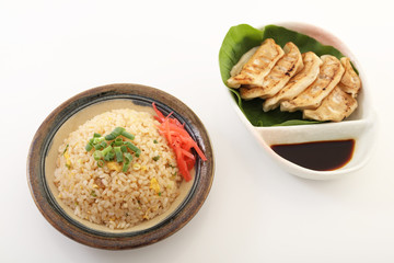 美味しいチャーハンと餃子
