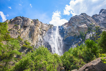 Fototapeta na wymiar Yosemite National Park Bridal Veil Falls, California, USA.