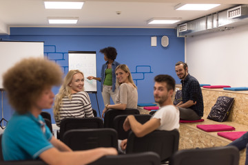 Portrait of young informal businessman