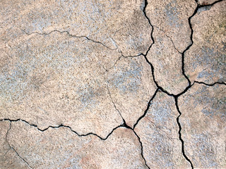 old cracked concrete wall gray texture as background
