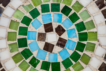 texture colorful mosaic flooring or walls