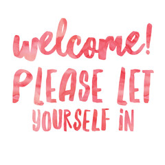 Welcome to the Party Sign Poster