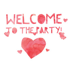 Welcome to the Party Poster Door Sign 