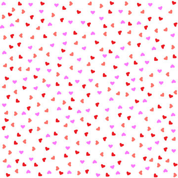 red pink heart background
