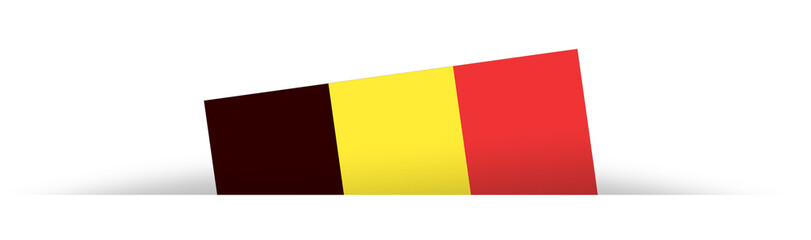 German flag partially hidden with shadow