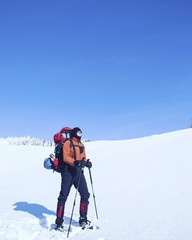 Winter hiking.